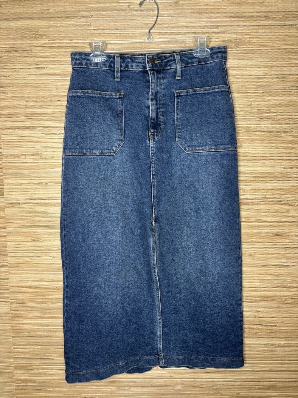 Just Black Denim Women’s Skirt 33” Sz L - Picture 1 of 3